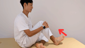 足首の背屈運動 OKCリハビリ